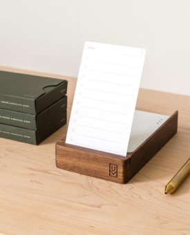 Preorder - Analog Wood Card Holder